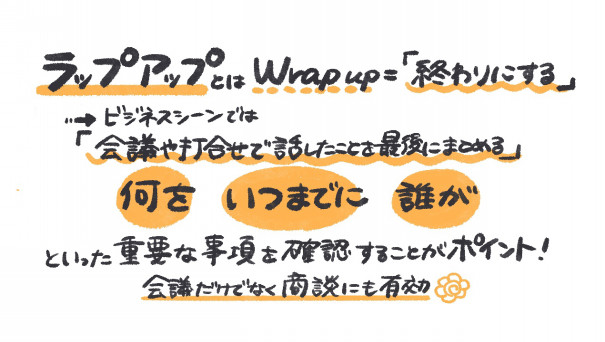 ラップアップとは 会議における必要性 行う方法まとめ ゆるふわ営業ハック