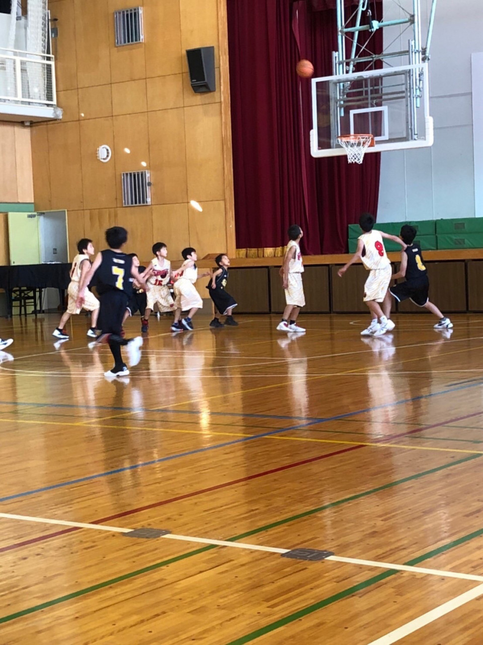 11 27 練習試合in由井一小学校 緑が丘エンジェルス男子 八王子 ミニバス