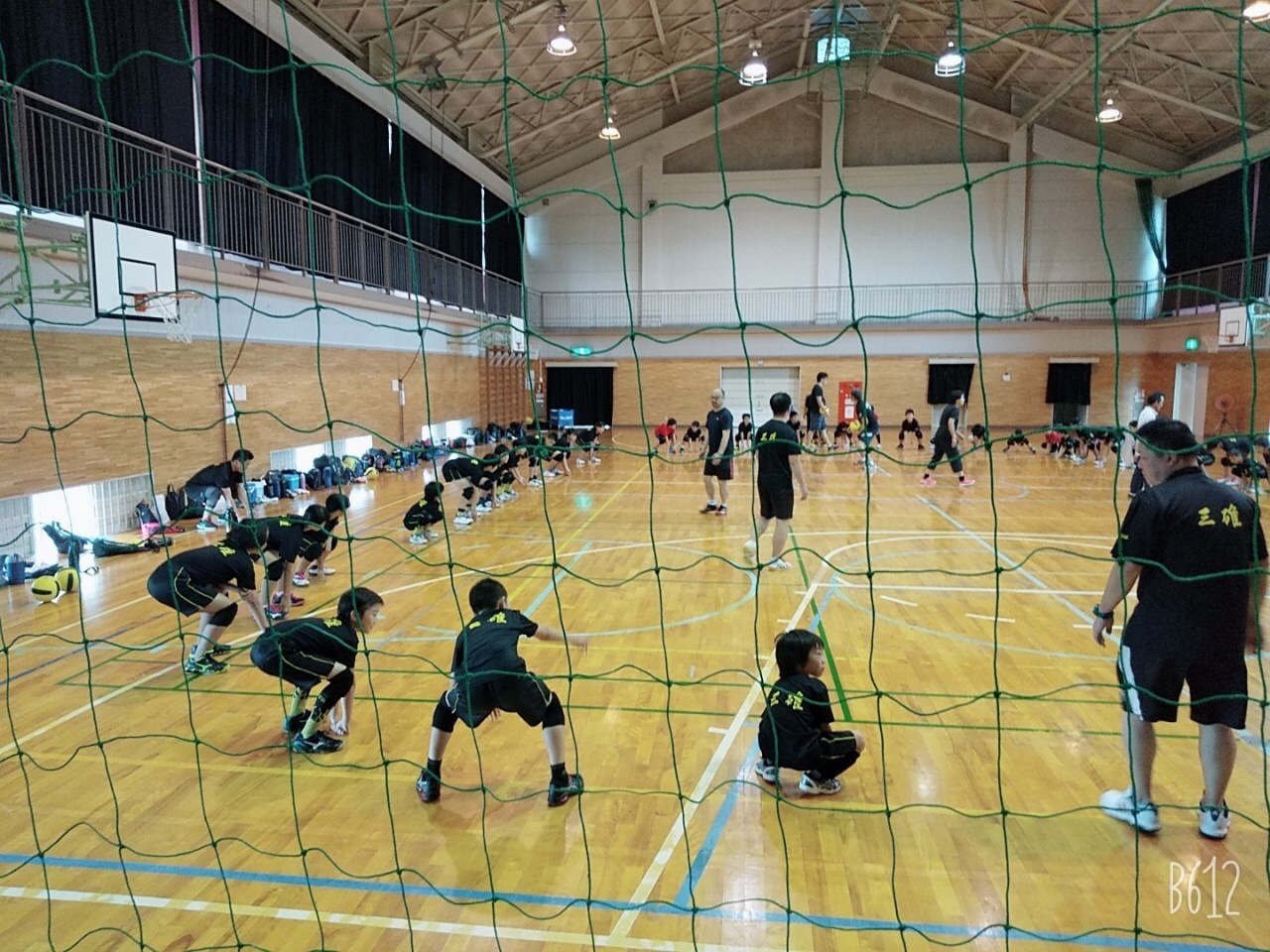 3チーム合同練習を行いました 高の原ドッジボールクラブ