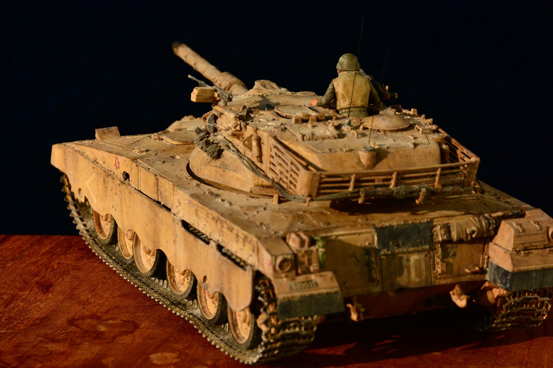 戦車塗装] メルカバMk.Ⅰを砂漠仕様でウェザリング（3） | Learn