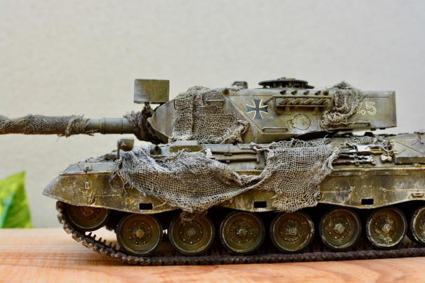 戦車塗装 レオパルド1a4をカモフラージュネット付きで作る 前編 Learn And Be Curious