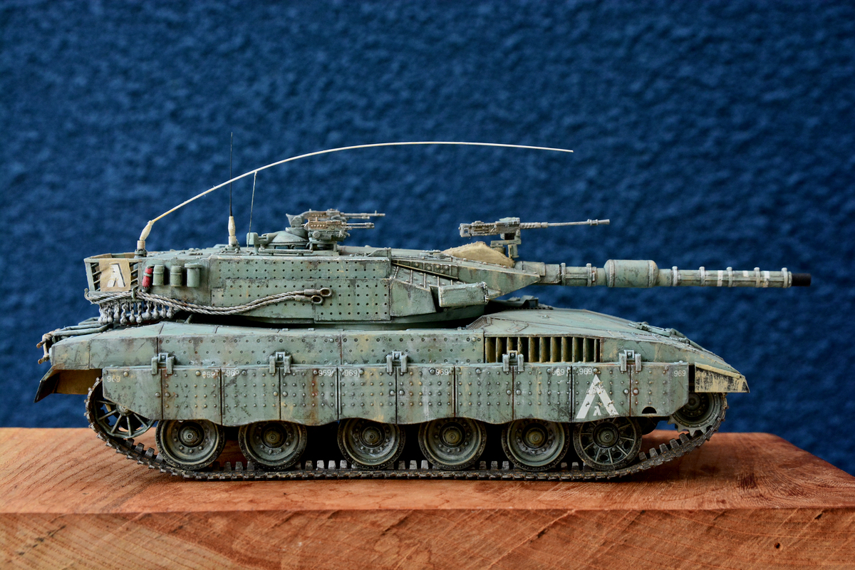 戦車塗装] メルカバMk.3 をシナイブルーで製作する（後編） | Learn
