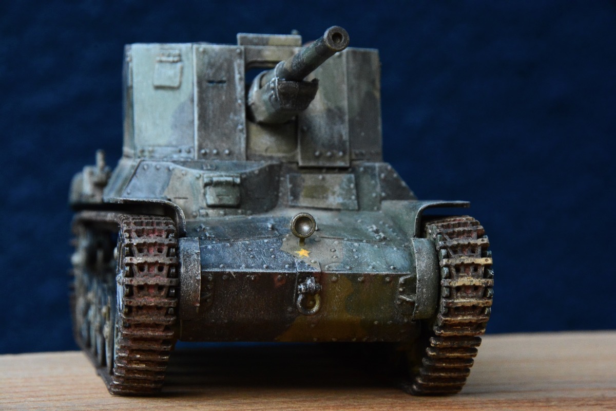 戦車塗装] 旧日本軍の一式砲戦車（ホニ）を製作・塗装する(前編 