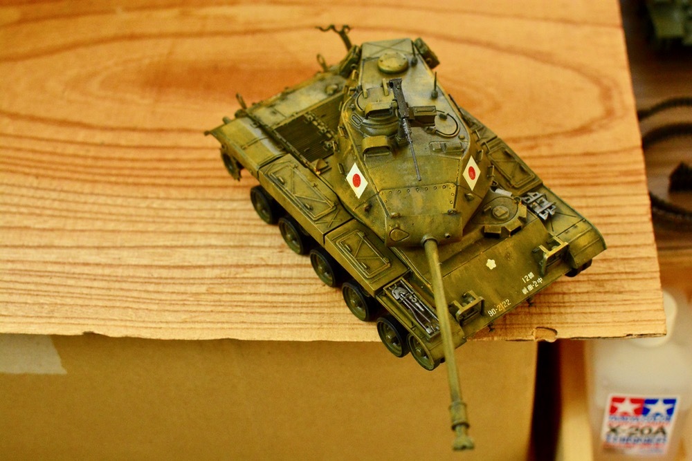 【塗装済完成品】 1/35 陸上自衛隊M41戦車 ウォーカーブルドッグ タミヤ M41ウォーカーブルドッグ 製作記⑤(完成) | 模型大隊戦闘日誌
