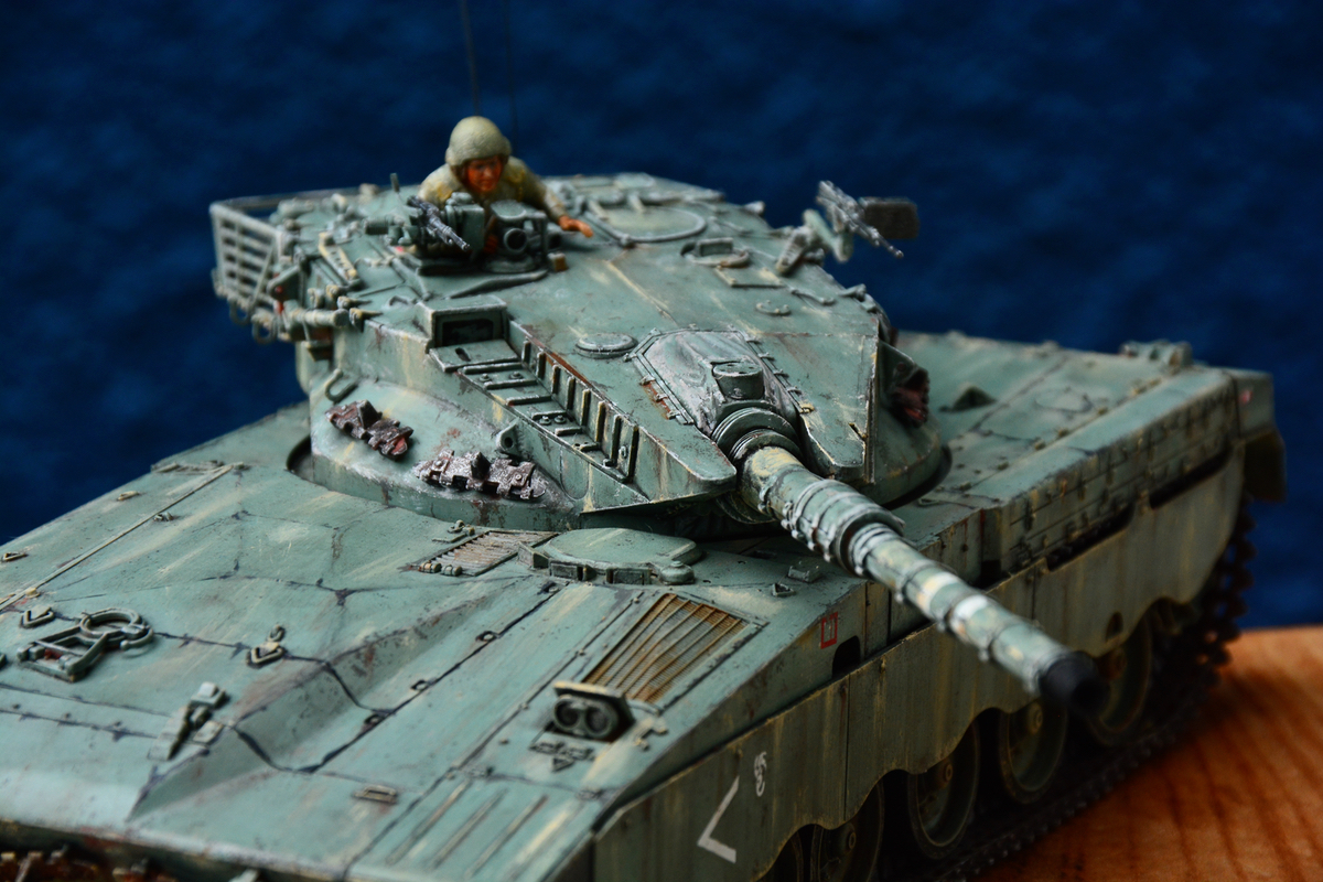 戦車塗装] メルカバMk.Iをシナイブルーで仕上げたら超かっこいい