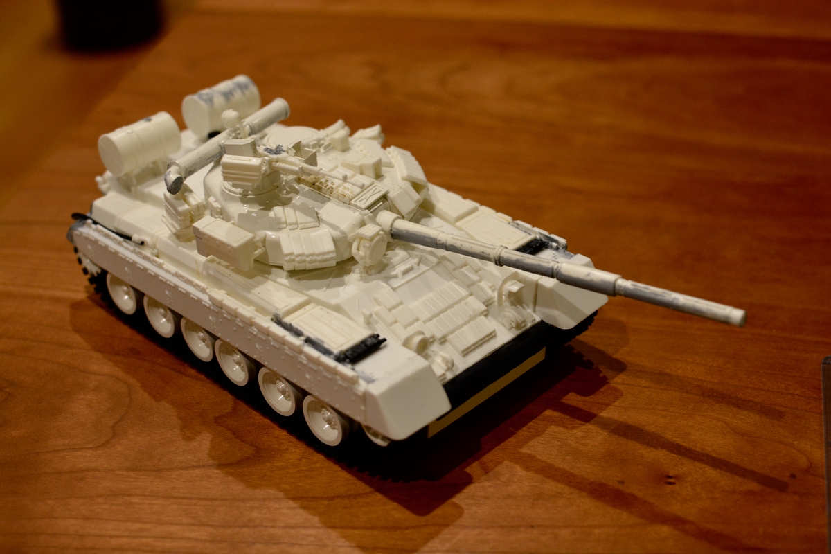 Skif の ロシア戦車 T-80BV (1/35) を製作・塗装する | Learn and Be Curious