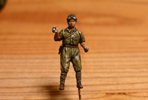 一式砲戦車の 1 35 戦車兵フィギュアを筆塗りで塗装する Learn And Be Curious