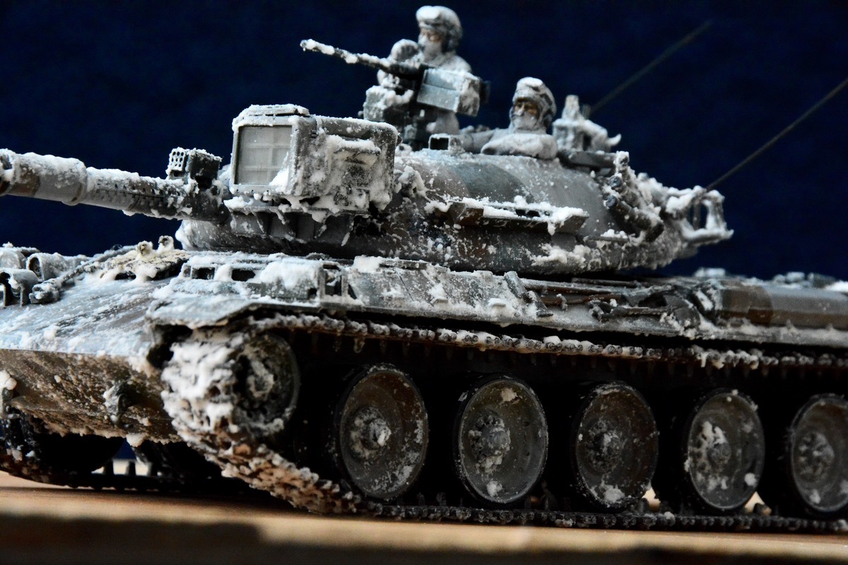 単色冬季迷彩装備セット 戦車塗装] 陸自の74式戦車を冬季迷彩で作る（前編） | Learn and