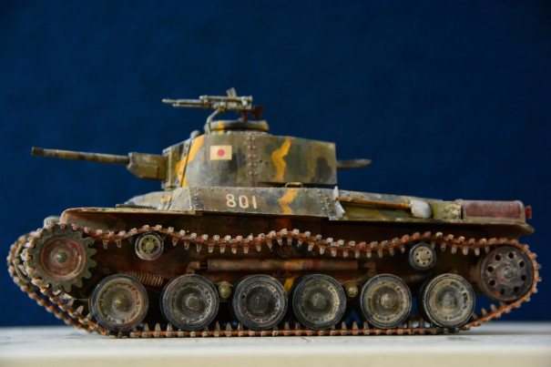 タミヤの九七式中戦車 新砲塔チハ で南方戦線801号車を作る Learn And Be Curious