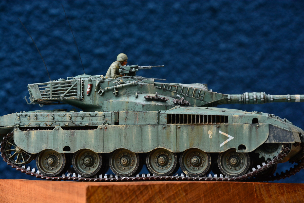 戦車塗装] メルカバMk.Iをシナイブルーで仕上げたら超かっこいい