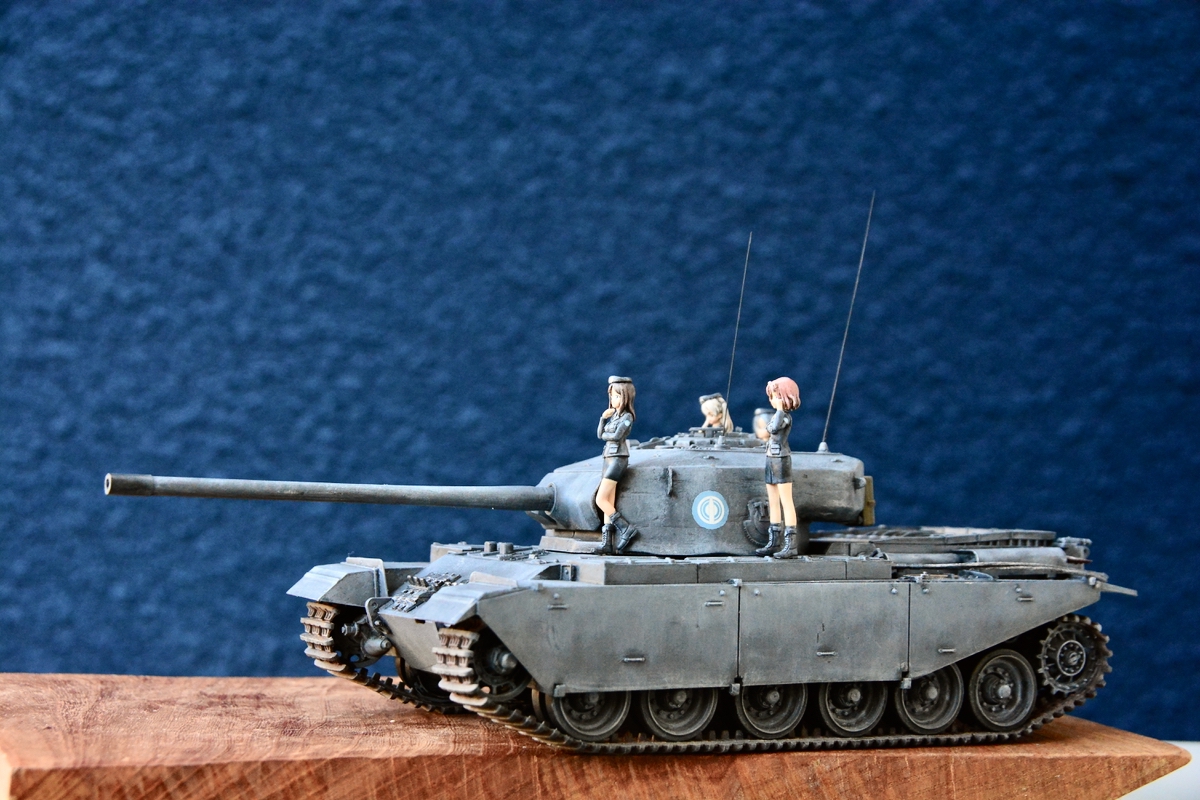 戦車塗装] ガルパンの大学選抜センチュリオンをそれらしく作る（後編