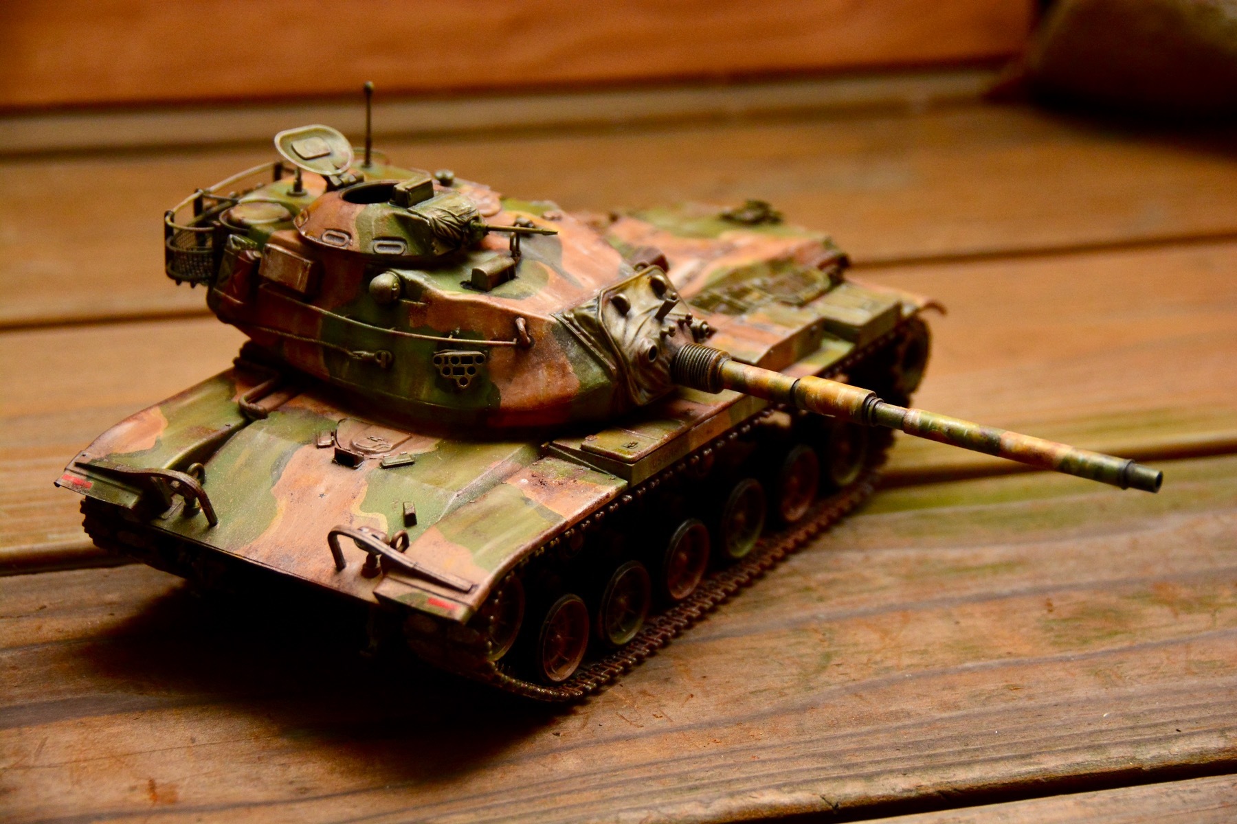 戦車塗装 ] M60A3（スーパーシャイアン）くんを迷彩塗装します