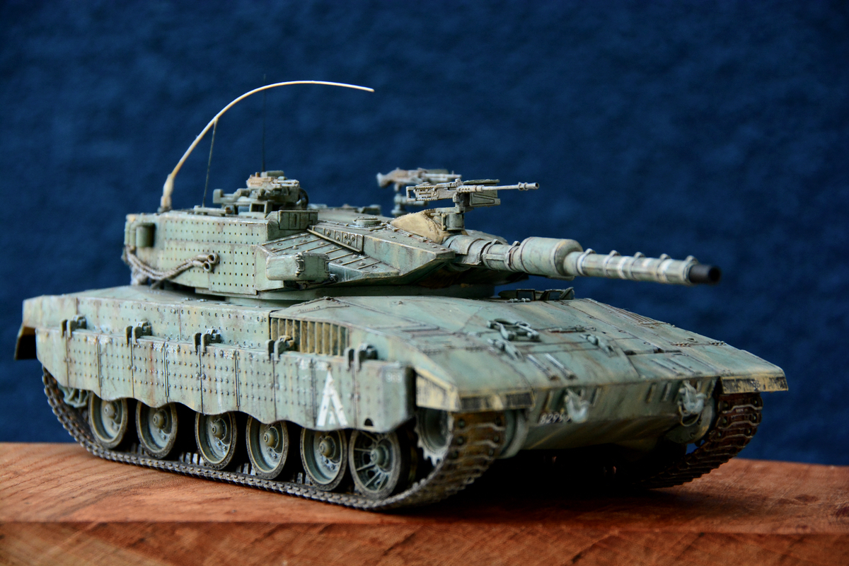 戦車塗装] メルカバMk.3 をシナイブルーで製作する（後編） | Learn