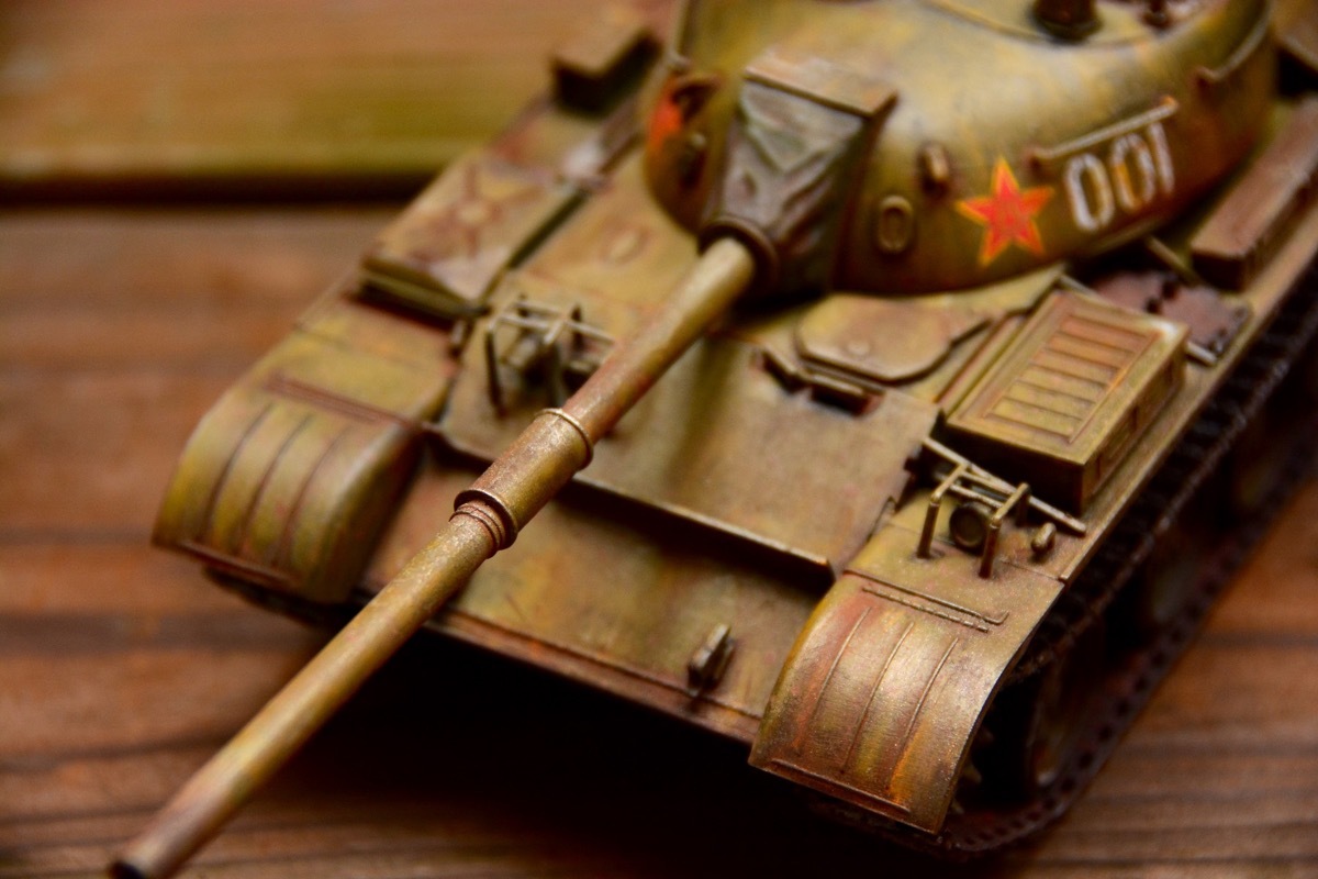 戦車塗装] トランペッター中国59式戦車（ソ連T-54) を作る (後編