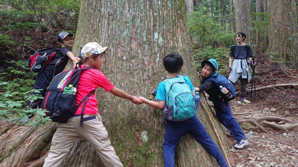 富士登山練習３回目 秋葉山登山 萩丘児童クラブ