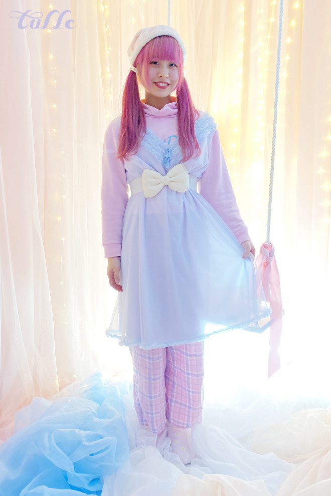 パステル ファンシーな古着mixスタイル Snap74 Tulle チュール