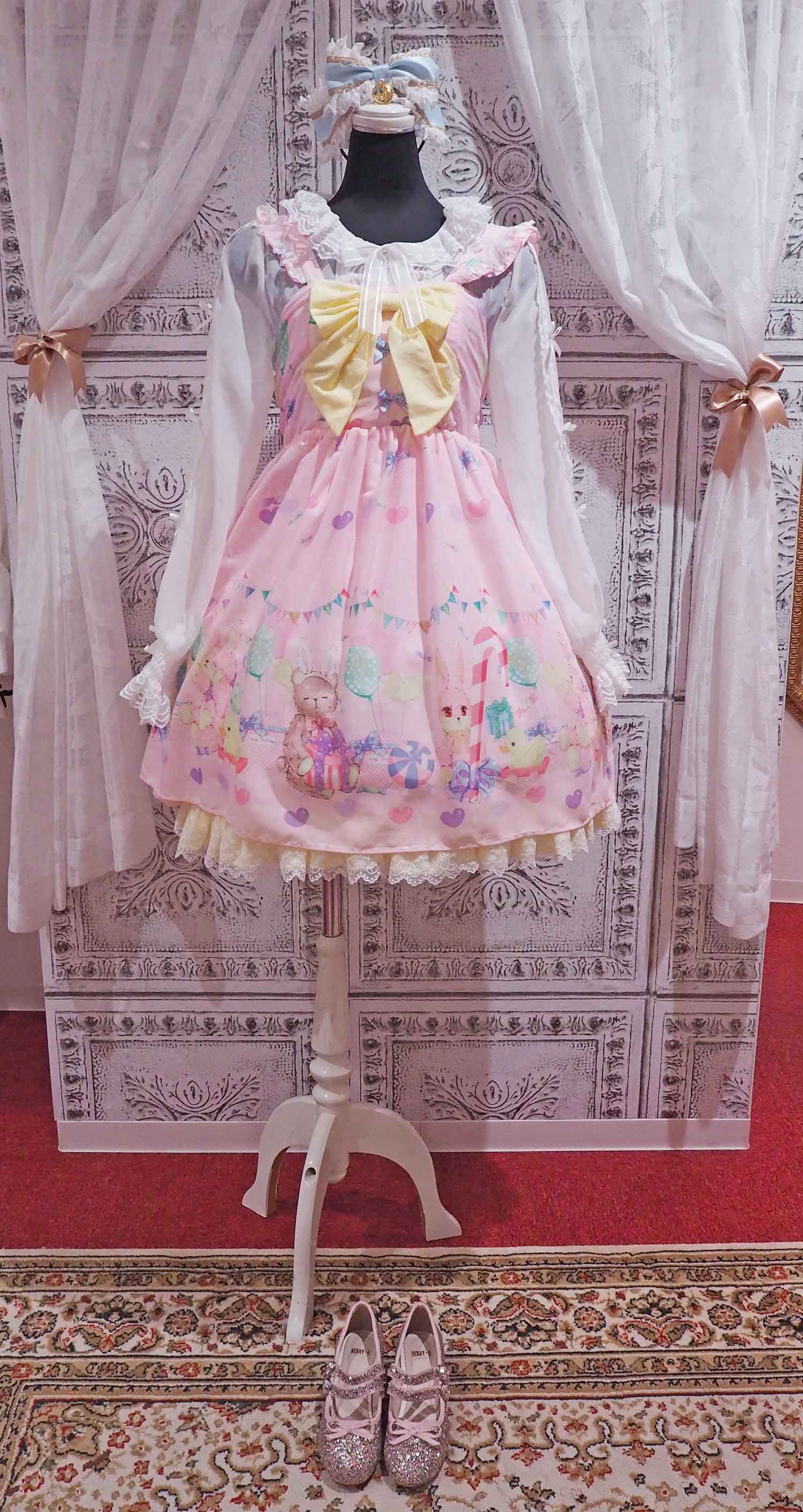 近年♡24ssガーリッシュセントセシリア　スノードロップワンピース　ロング 全身4万円以下で買える⁉︎ ロリータセレクトショップ「Snowdrop to