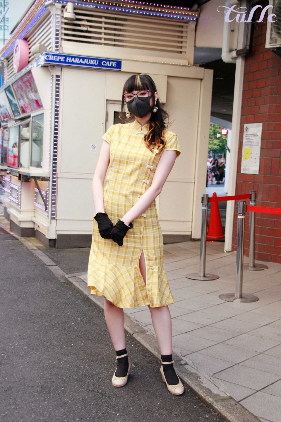 注目のチャイナ風ワンピで 蜂 コーデ Snap Tulle チュール