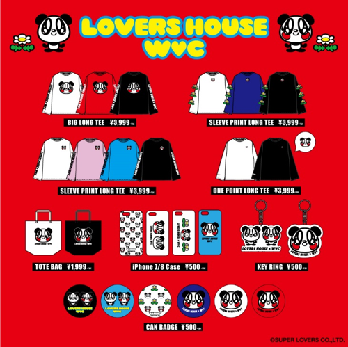 LOVERS HOUSE」×「WC」が初コラボ！90年代の原宿ファッションを現代の