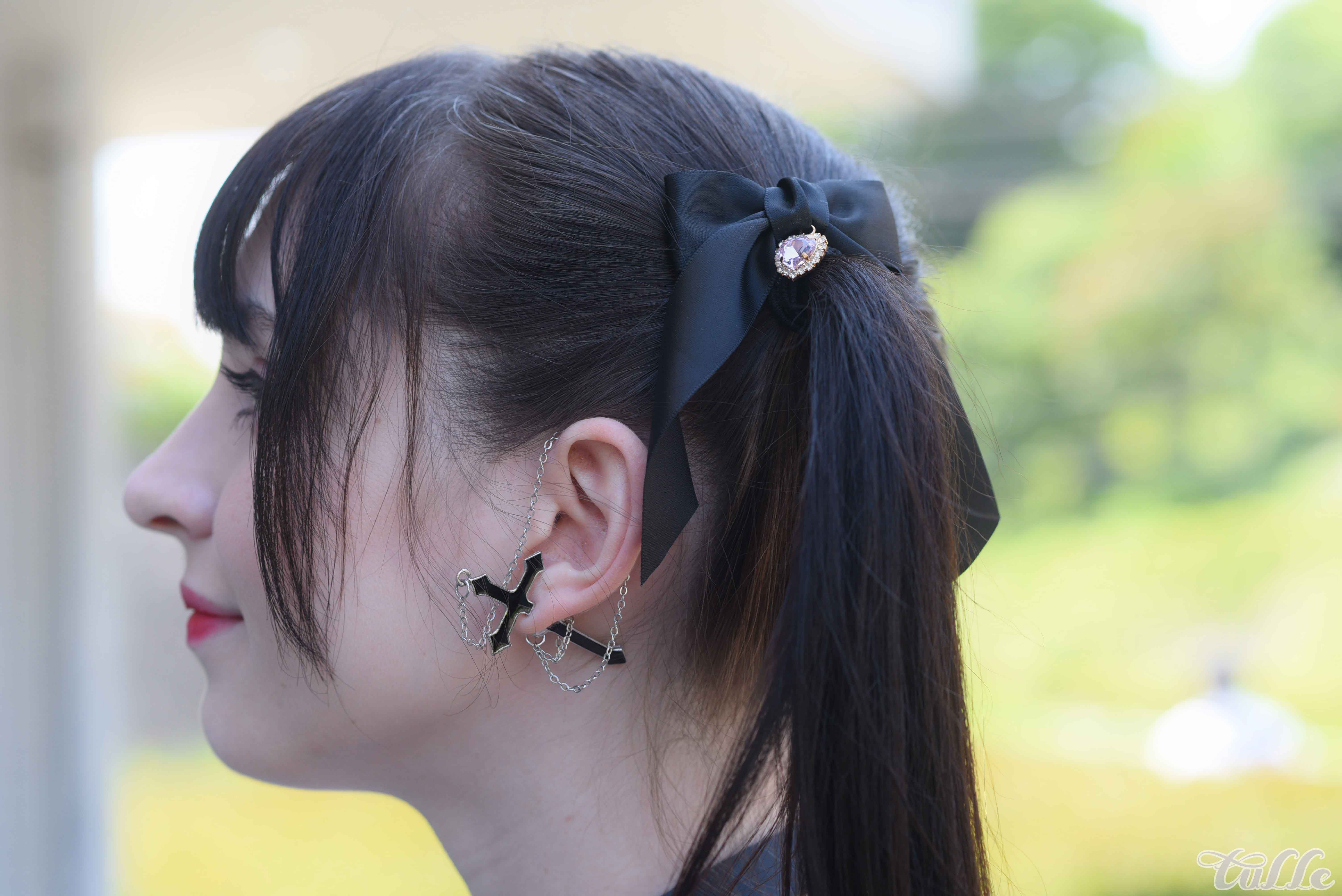 Snap128 BLACK×PINKでまとめた地雷ちゃんコーデ | tulle(チュール) Snap128 BLACK×PINKでまとめた地雷ちゃんコーデ | tulle(チュール)