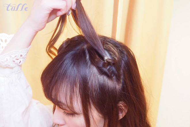 皆方由衣のヘアアレンジlesson ハートホイップヘア編 Tulle チュール 皆方由衣のヘアアレンジlesson ハートホイップヘア編 Tulle チュール