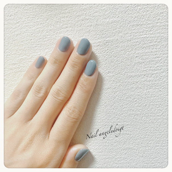 スモーキーグリーンネイル Nail Angeledoigt