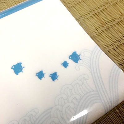 季節を感じる千鳥の懐紙 和詩倶楽部 懐紙 波千鳥 なみちどり 茶道具 青峰堂