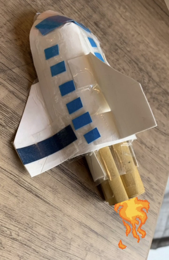 トイレットペーパーの芯 こどもそうぞう絵画工作 用賀 はっち