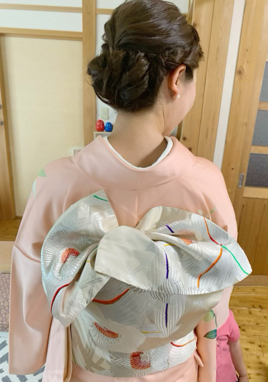 訪問着 美容室とくだ 訪問着 美容室とくだ
