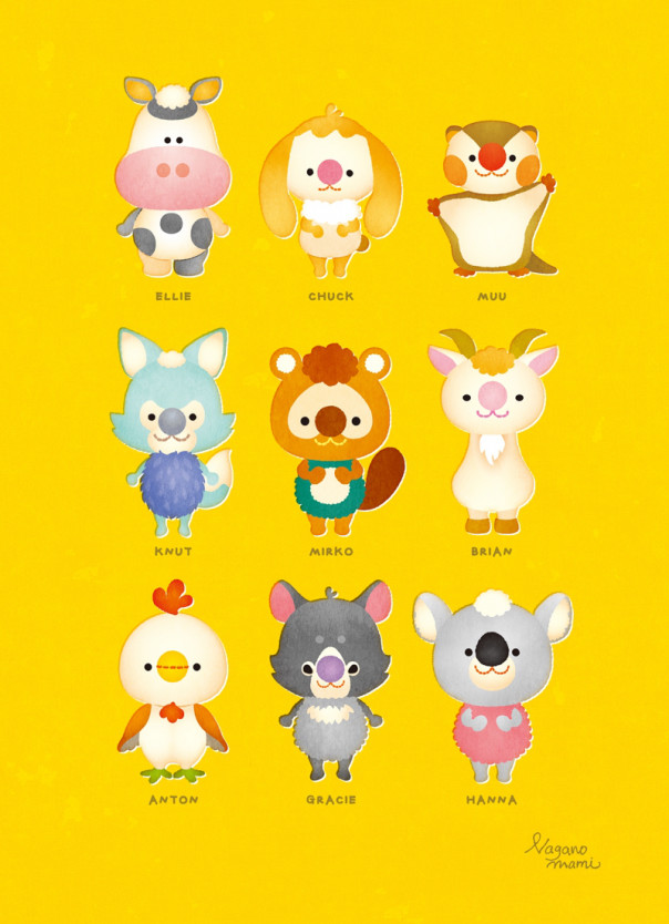 Mofpof 第四弾キャラクター紹介 Nagano Mami