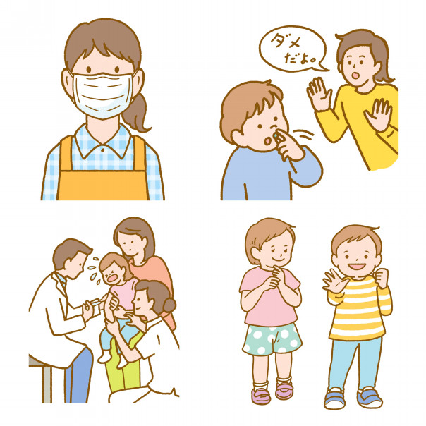 Works ナツメ社 かんたん そのまま使える ほけんだよりイラスト 文例集 イラスト Nagano Mami