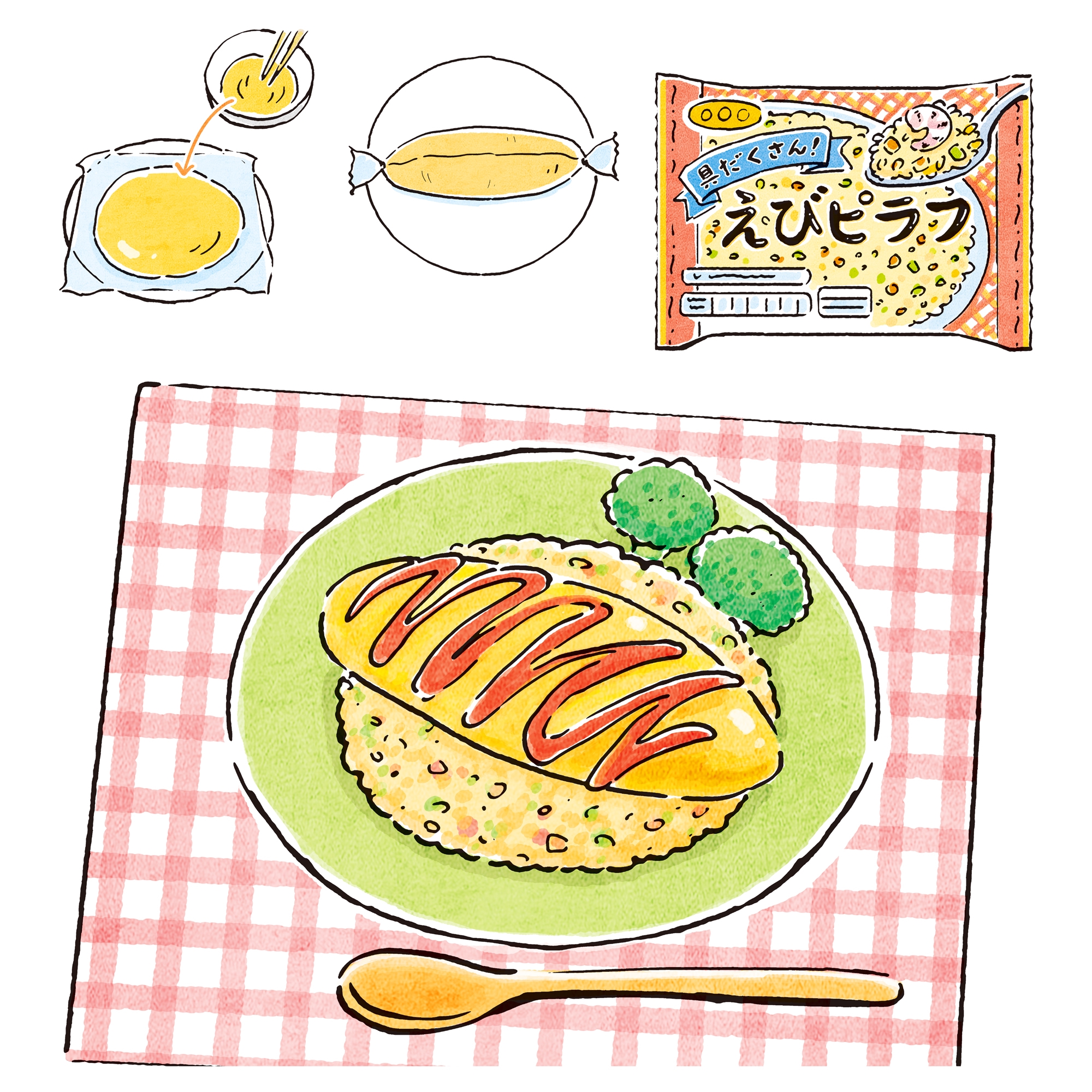 MPC　食のイラスト大全　CDROM3枚組 Works｜NNHK出版『きょうの健康』コンビニ活用ごはんページ内