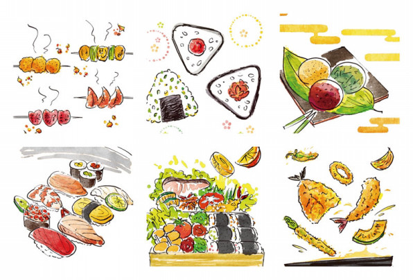Works ベルク 店内装飾イラスト Nagano Mami Works ベルク 店内装飾イラスト Nagano Mami