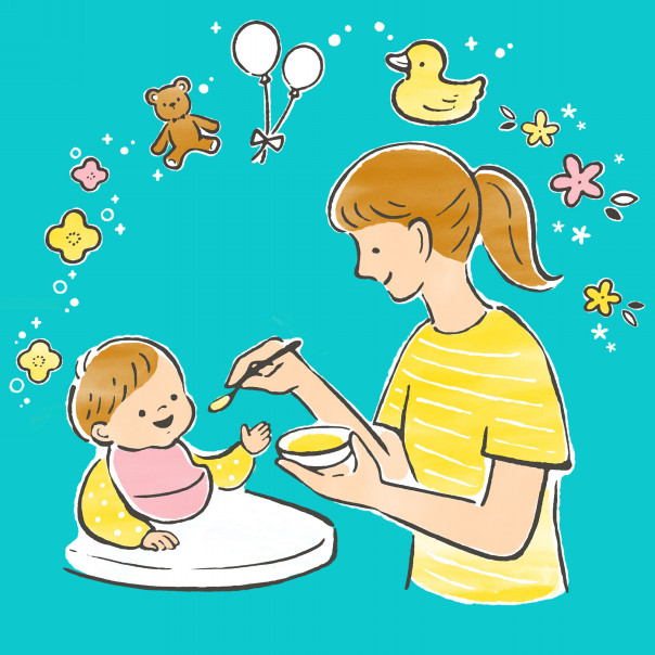 Works パルシステム Webサイト 赤ちゃんとママのおためしセット イラスト Nagano Mami