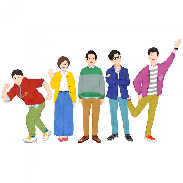 Works 株式会社rootsサイト用イラスト Nagano Mami