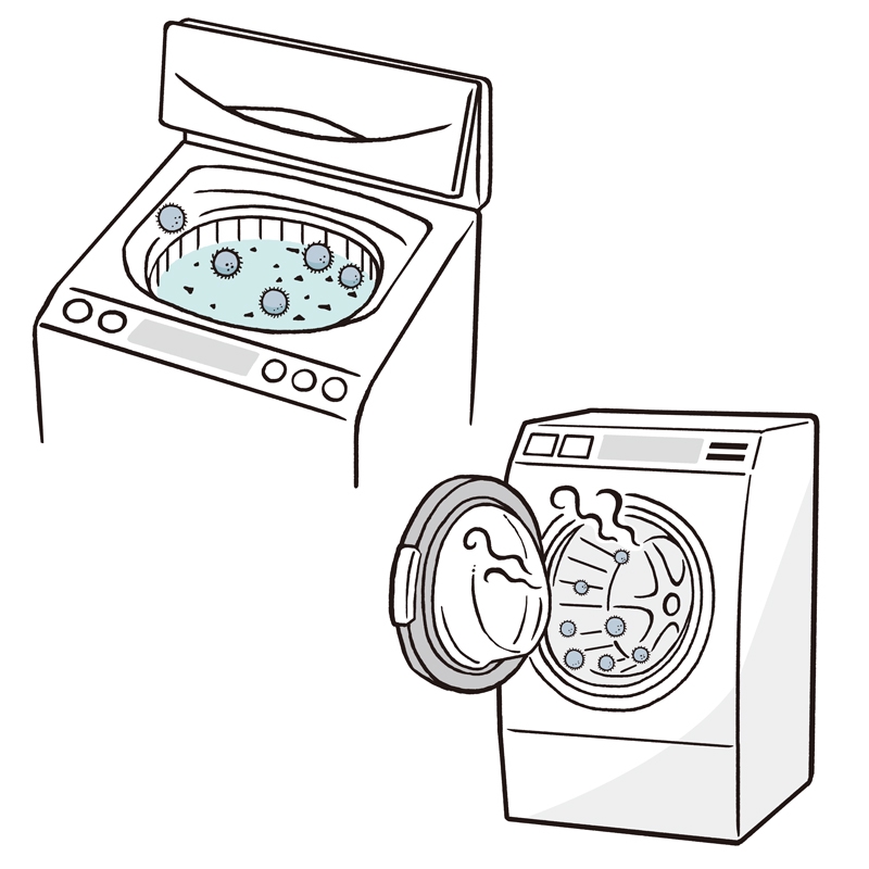 Works｜パナソニック株式会社・洗濯機WEBサイト説明イラスト | Nagano Mami