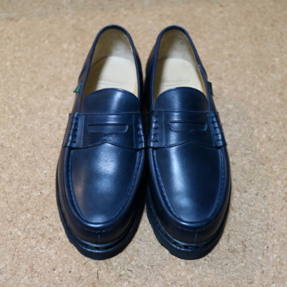 パラブーツのネイビーのランス シュッとして Good