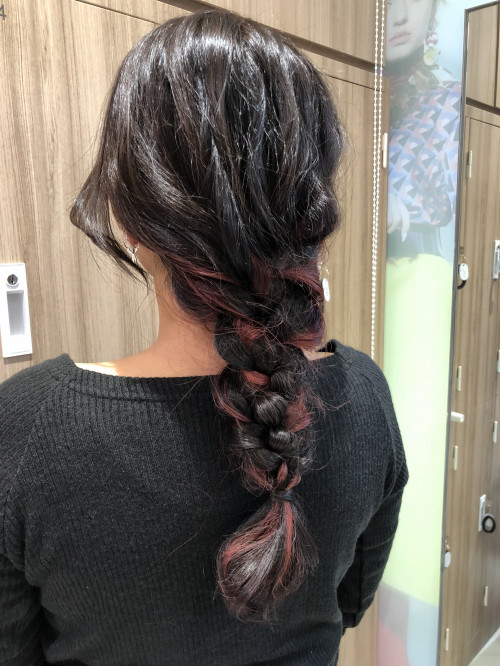 インナーカラー ヘアアレンジ 美容室 Ash 成増店 ブログ