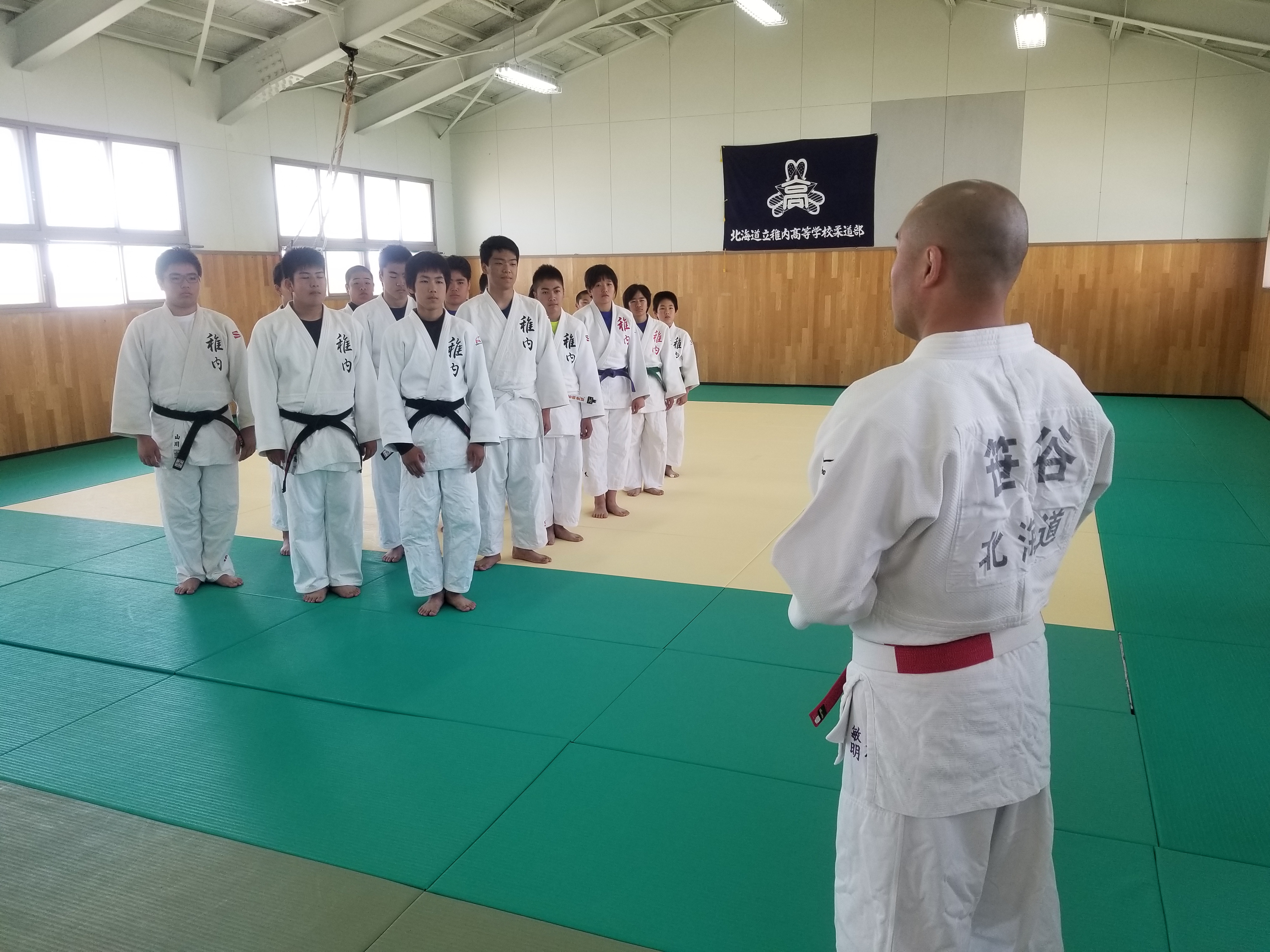 令和元年度 第一回 柔道講習会開催 稚内地方柔道連盟