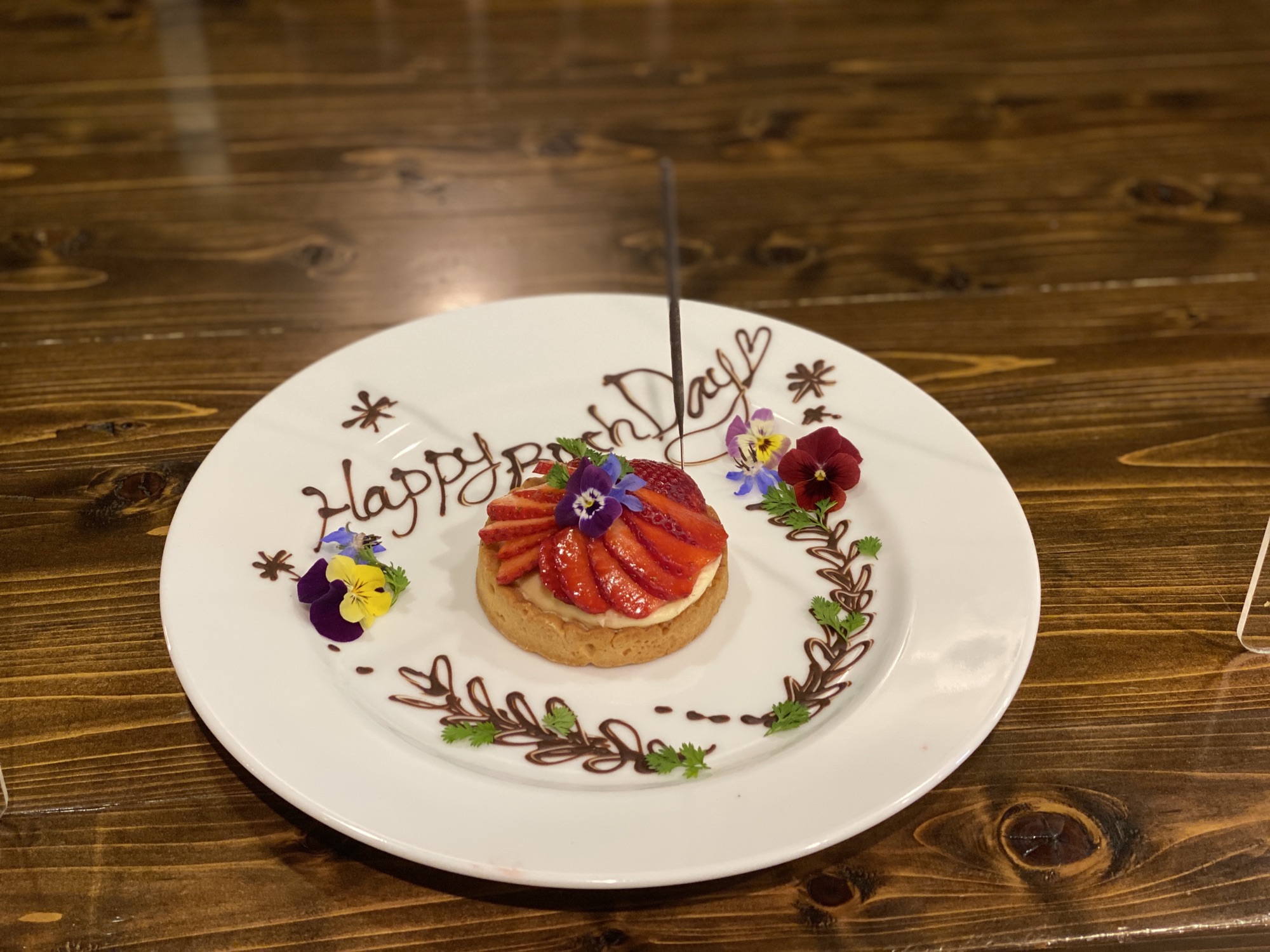 お祝いに🎉「メッセージプレート」ご用意できます🎵 | SHIGEBA 福山市