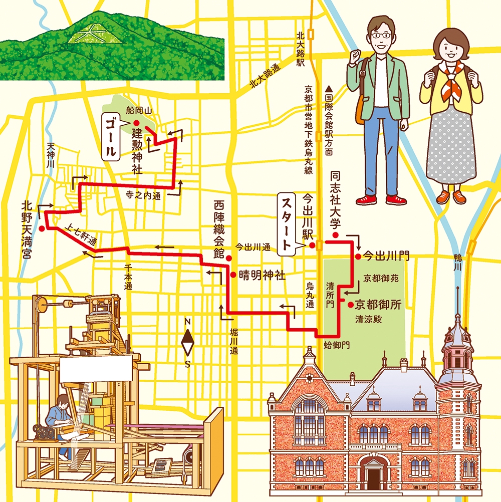 イラストルポ マップ | イラスト制作 斉藤ヨーコ