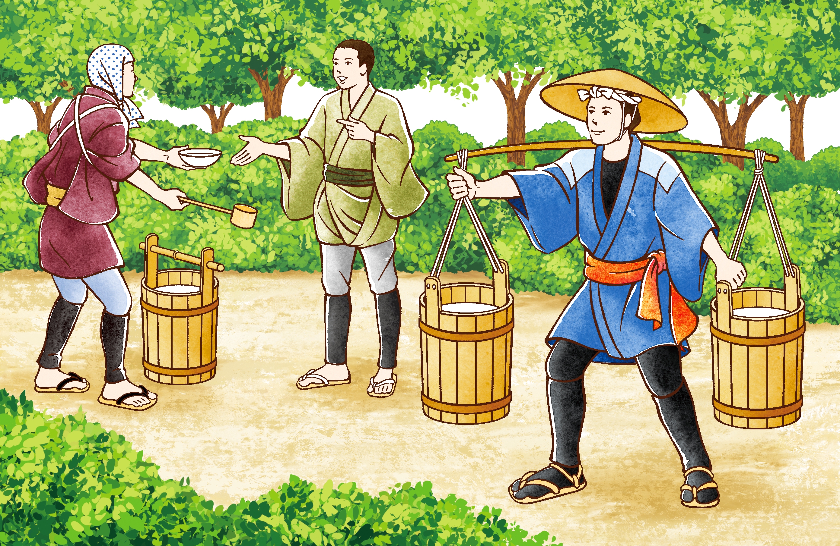 歴史 文化 似顔絵 | イラスト制作 斉藤ヨーコ