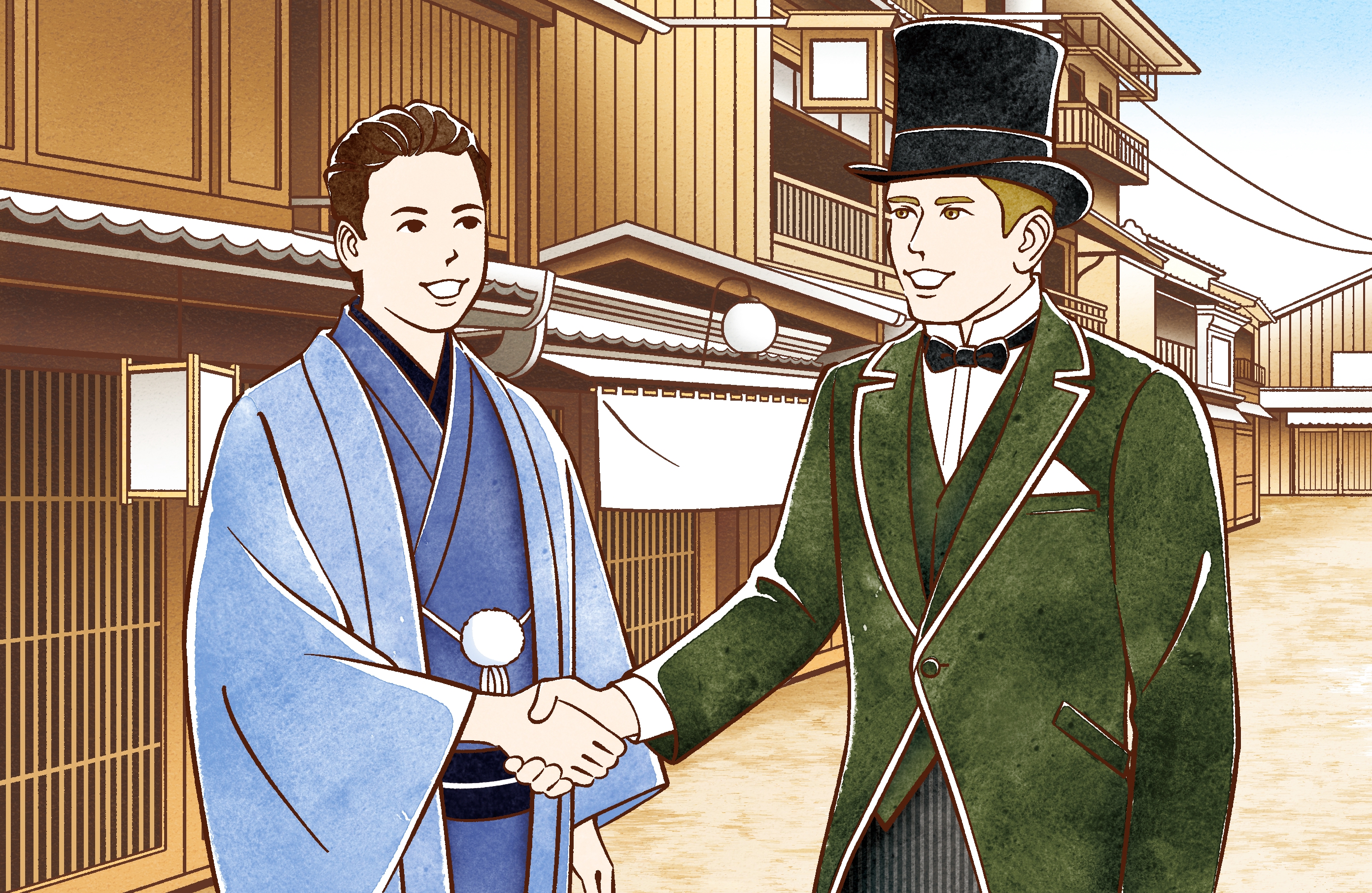歴史 文化 似顔絵 | イラスト制作 斉藤ヨーコ
