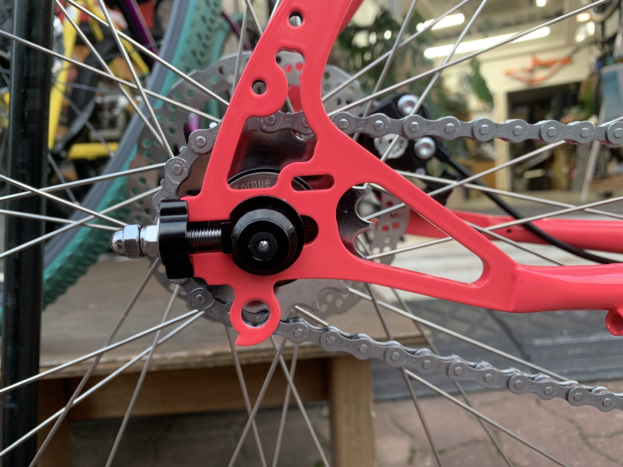 赤 ドロップハンドル シングルスピード自転車　引き取り限定 赤 ドロップハンドル シングルスピード自転車 引き取り限定 赤