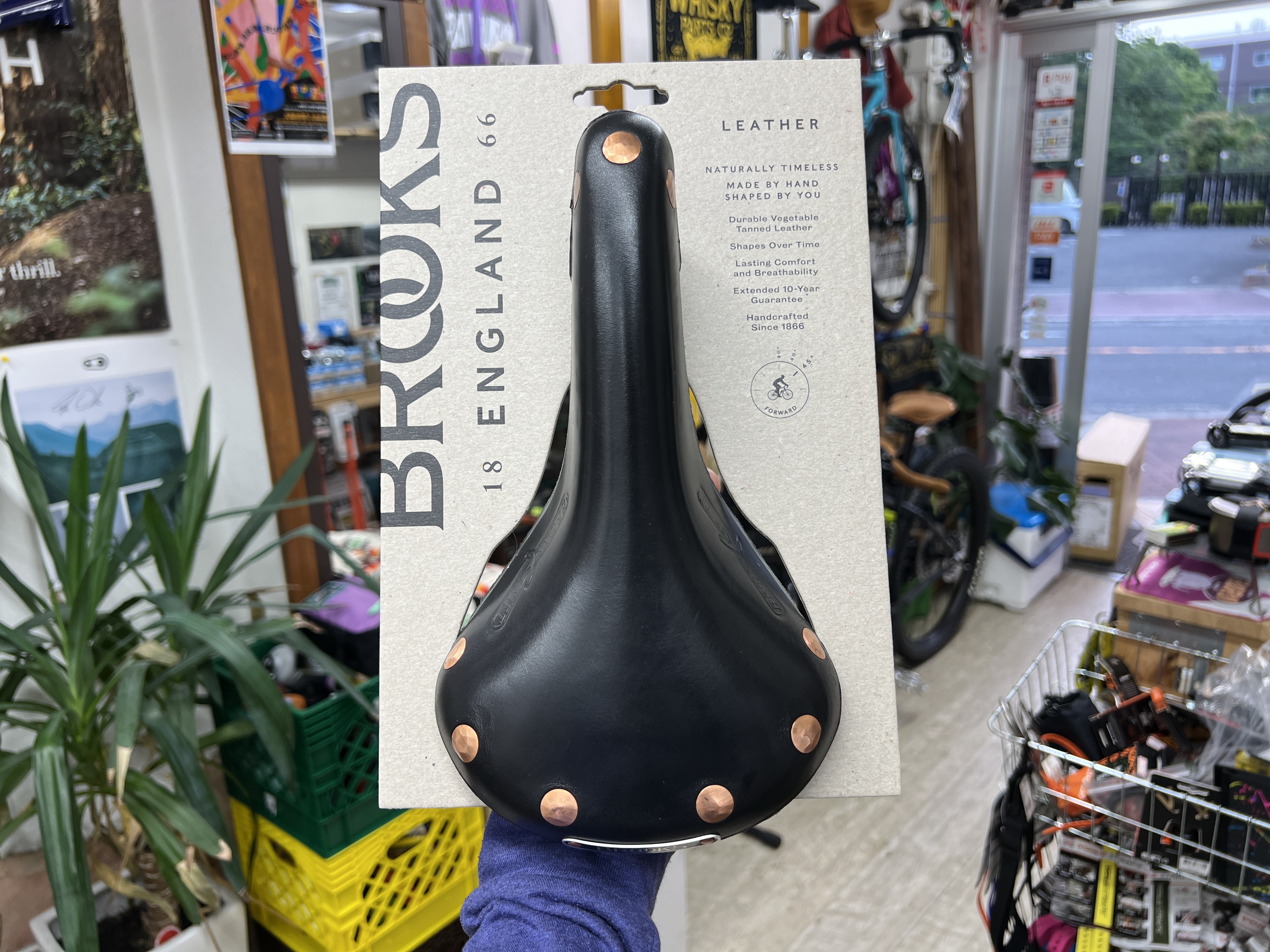 おすすめ】BROOKS ブルックス / SWIFT LEATHER SADDLE BLACK レザー