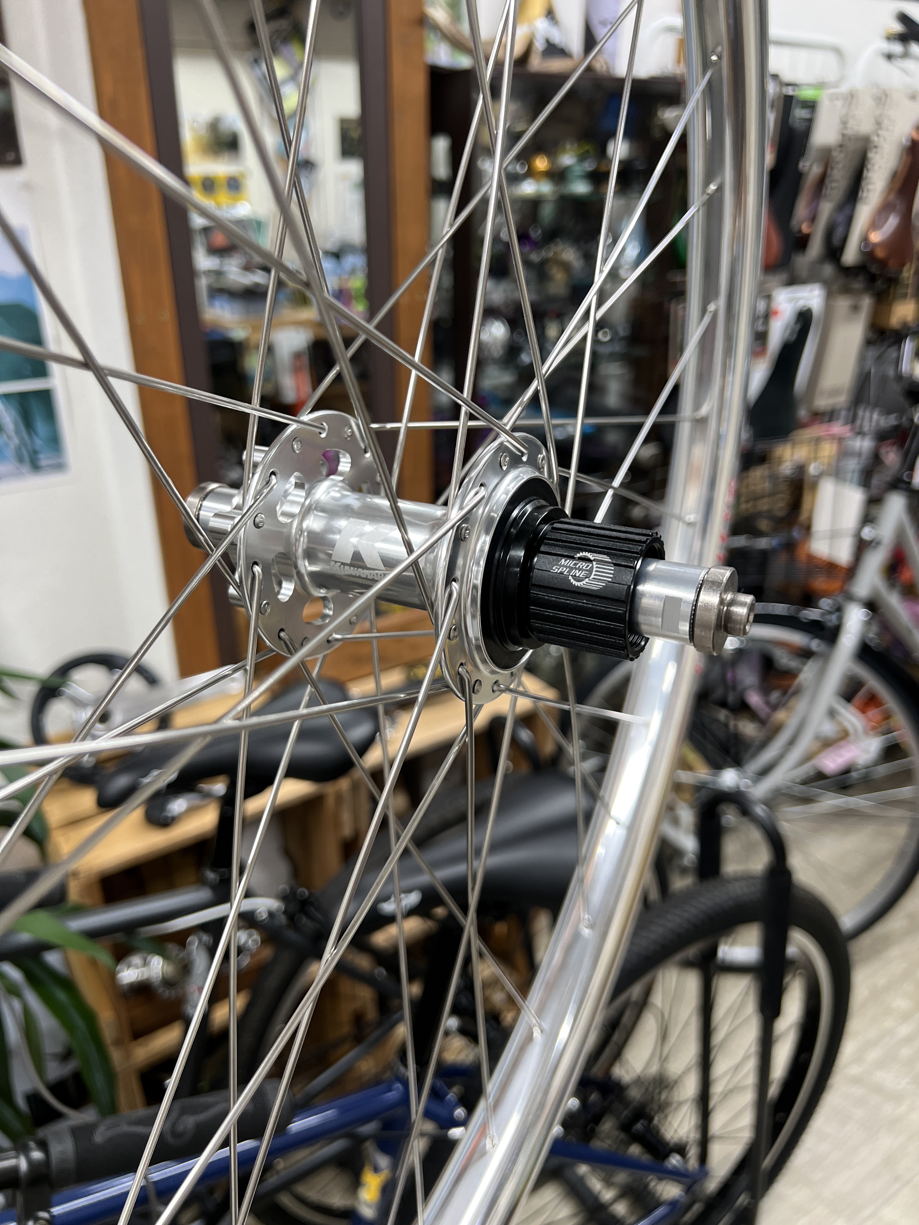 全シルバー。ホイール組 | Snatch Cycles