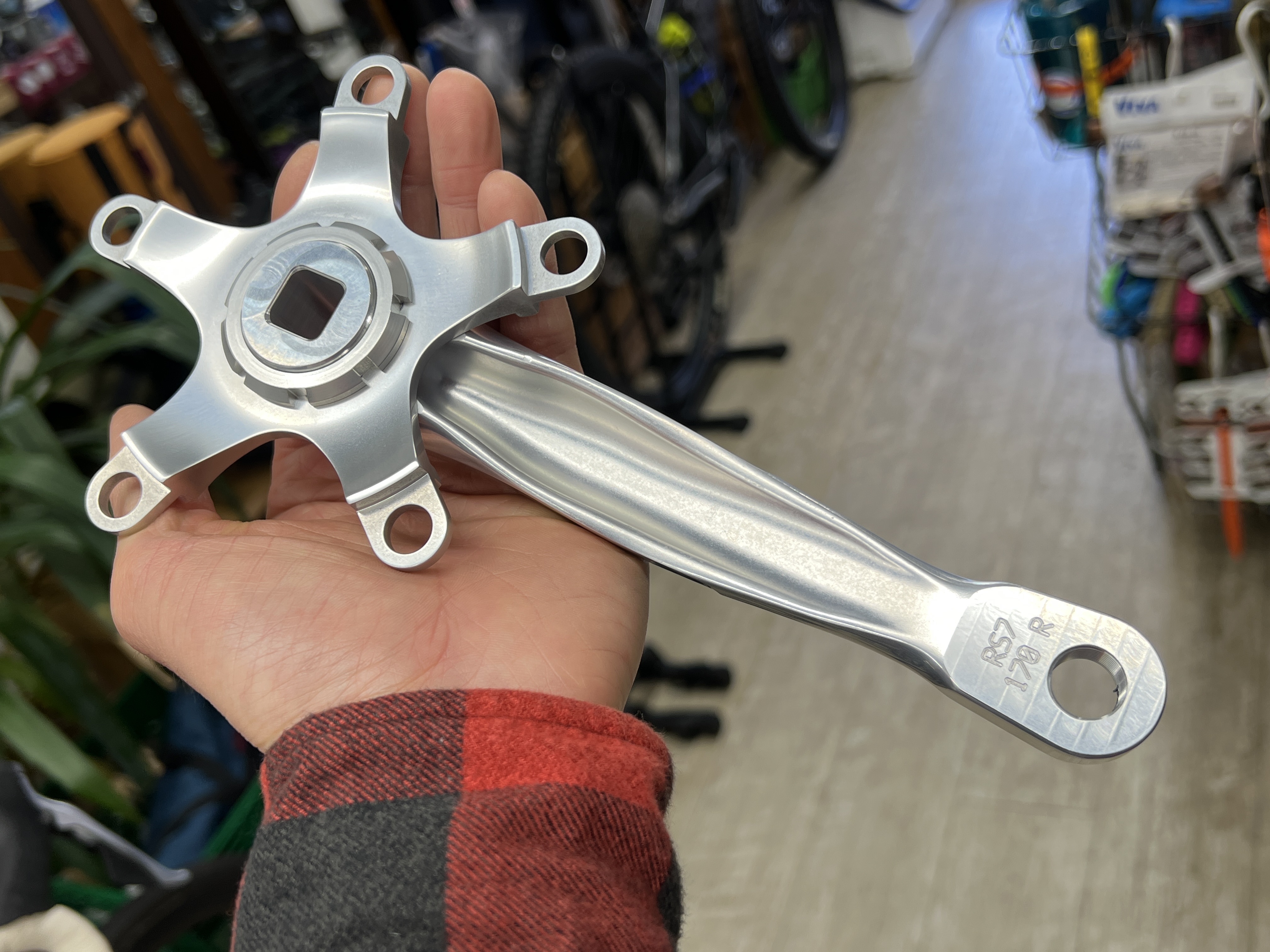 限定セット】*MIDDLEBURN* RS7 square taper crank & spider set