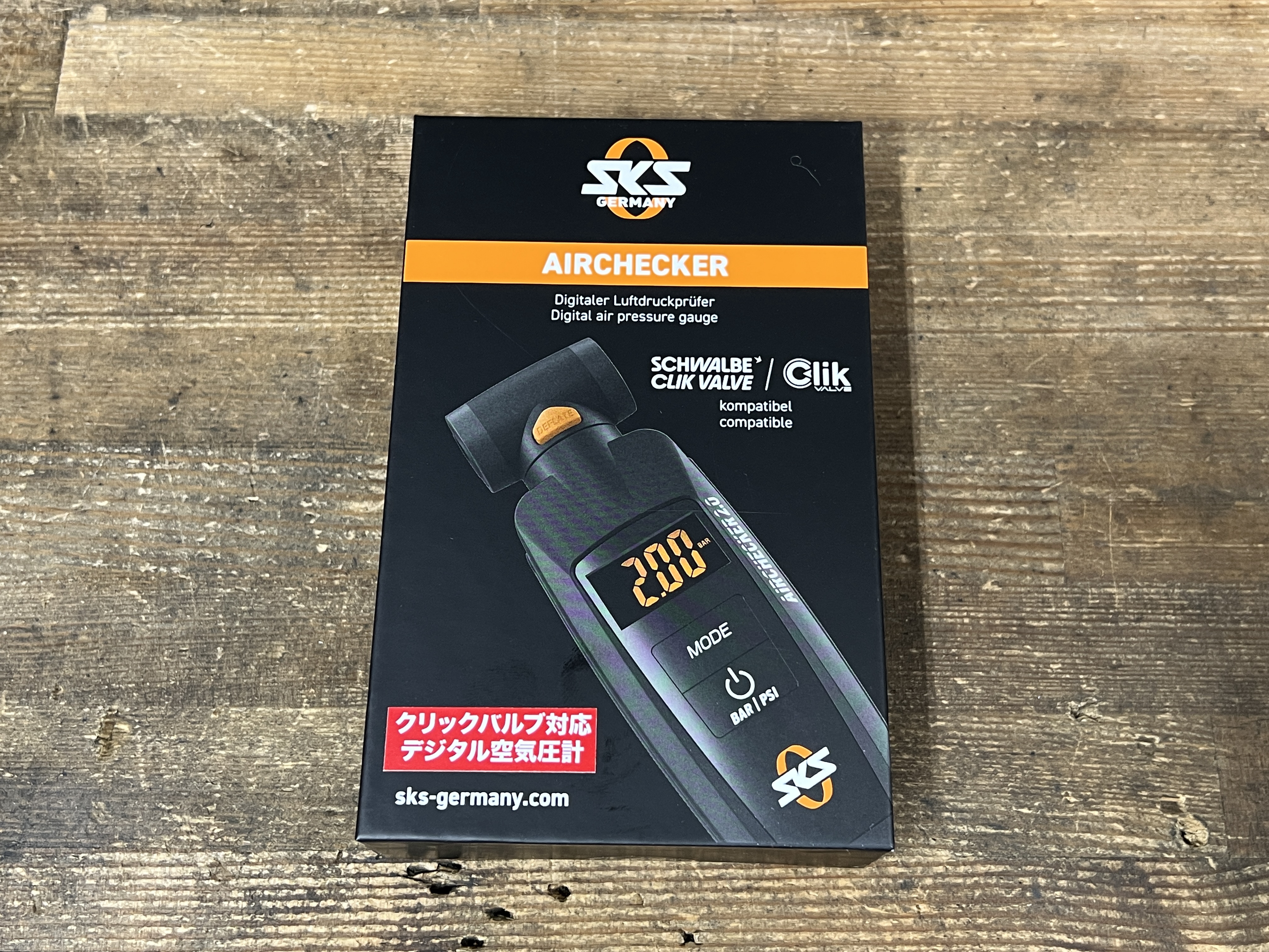 air＊確認用 SKS エスケーエス / AIR CHECKER2.0 エアチェッカー デジタル空気圧計
