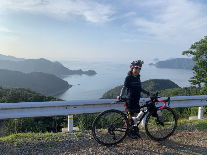 林道 滋賀から福井 自転車