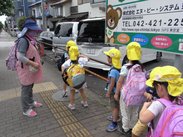 5月のお散歩 たんぽぽ幼児教室 西東京市